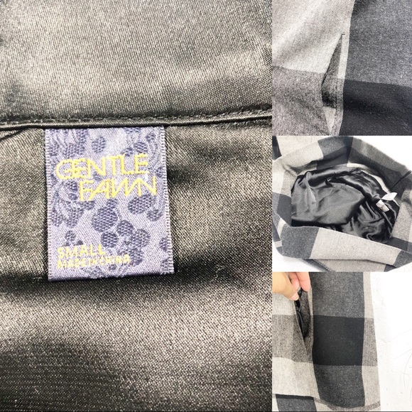 Gentle Fawn Plaid Midi Dress Size Small - Picture 5 of 8